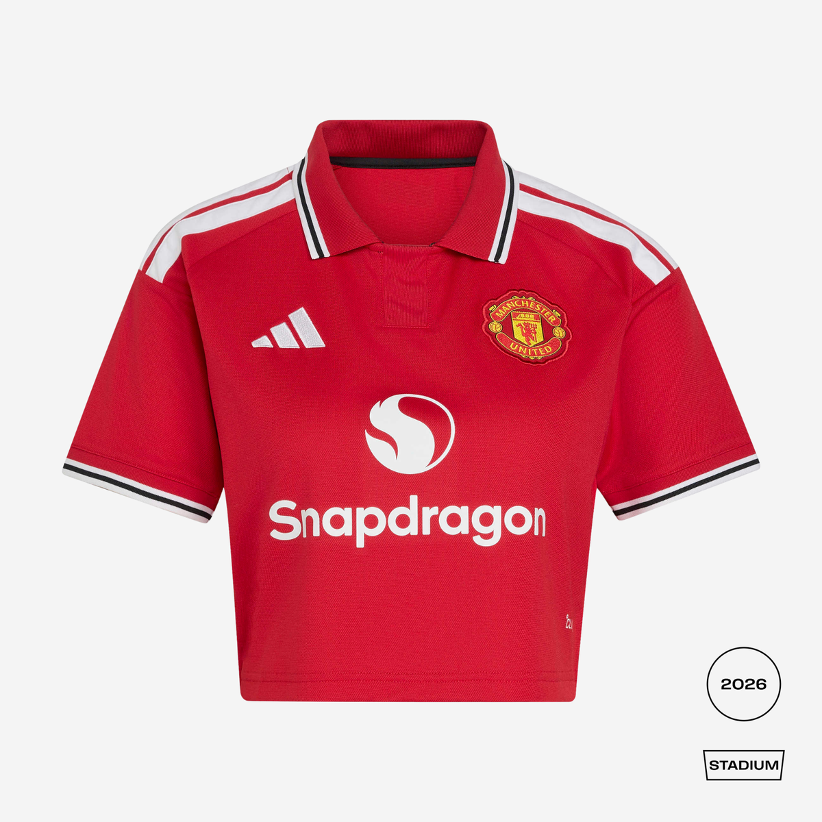 Manchester United 26/27 Cropped Home Shirt - adidas – FOUDYS