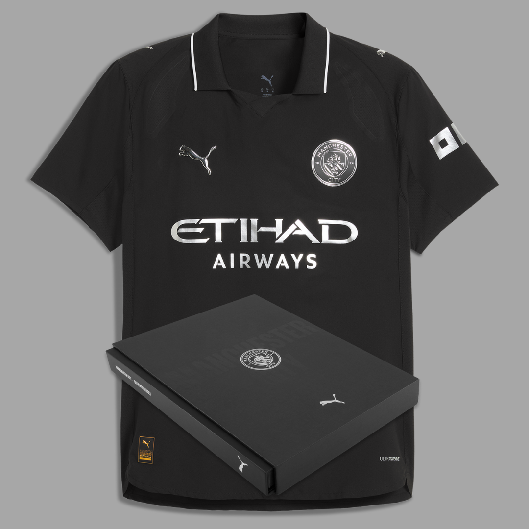 Manchester City 2025/26 Away Straight Fit Match Shirt In Gift Box
