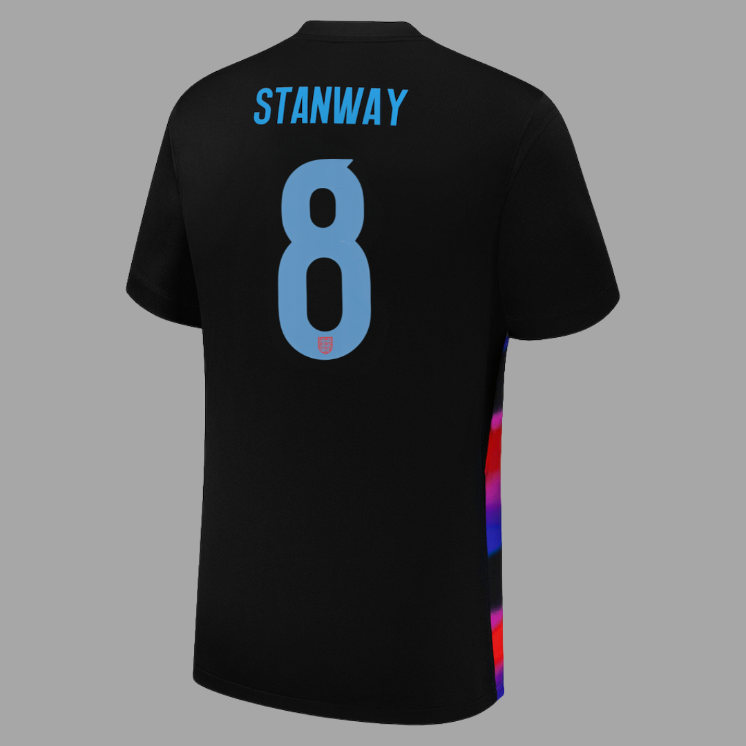 England Away Straight Fit Stadium Shirt - STANWAY 8