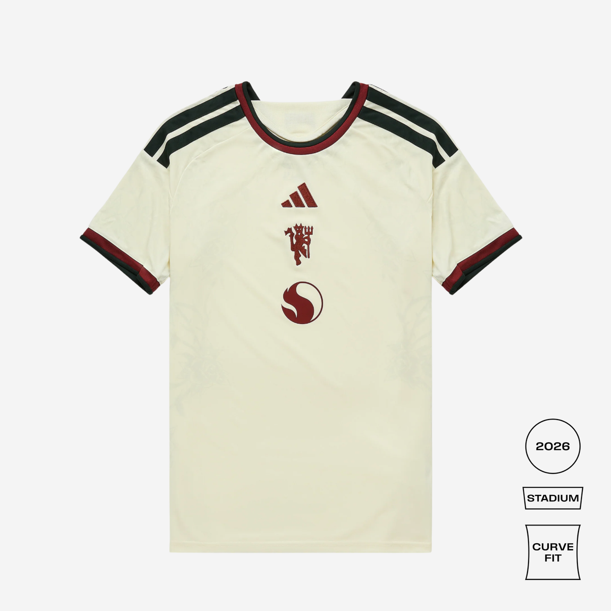 Manchester United 2026/27 Third Curved Fit Stadium Shirt