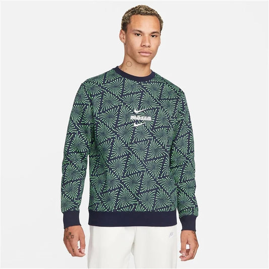 Nigeria Club Fleece sweatshirt met ronde hals 