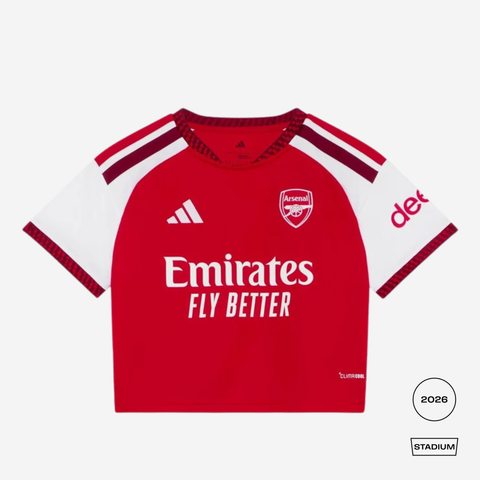 Arsenal 2026/27 Home Cropped Shirt - adidas | Foudys – FOUDYS