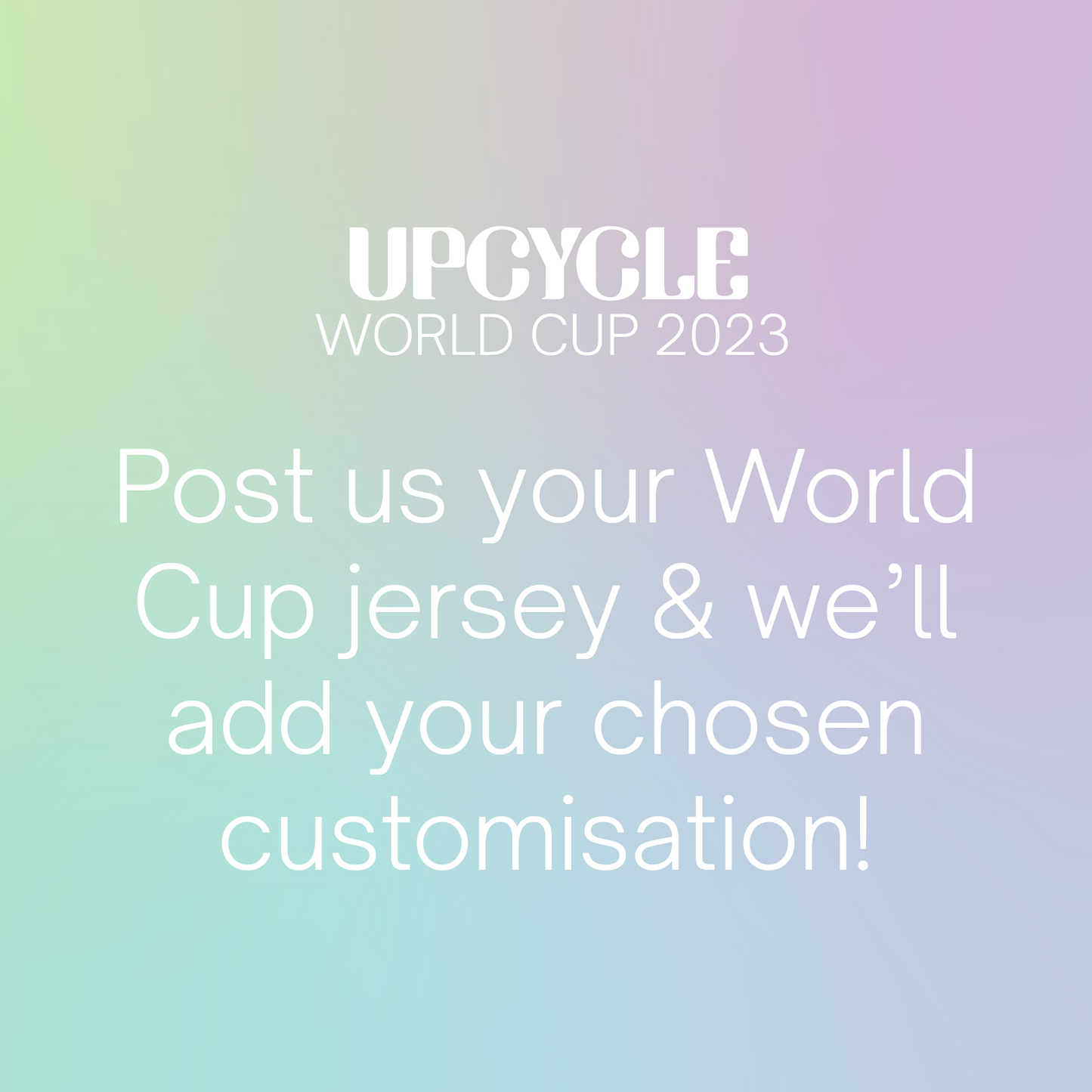Recicla tu camiseta de la Copa Mundial Femenina 2023