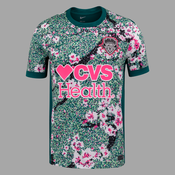 FLUSS needle punch football shirts 花柄 Washington Spirit Unveils New 'Spirit in Bloom' Kit Ahead of 2026