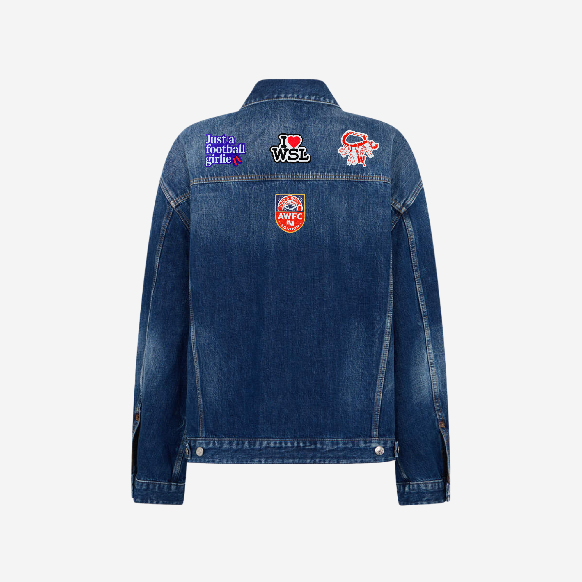 I Love WSL Woven Patch