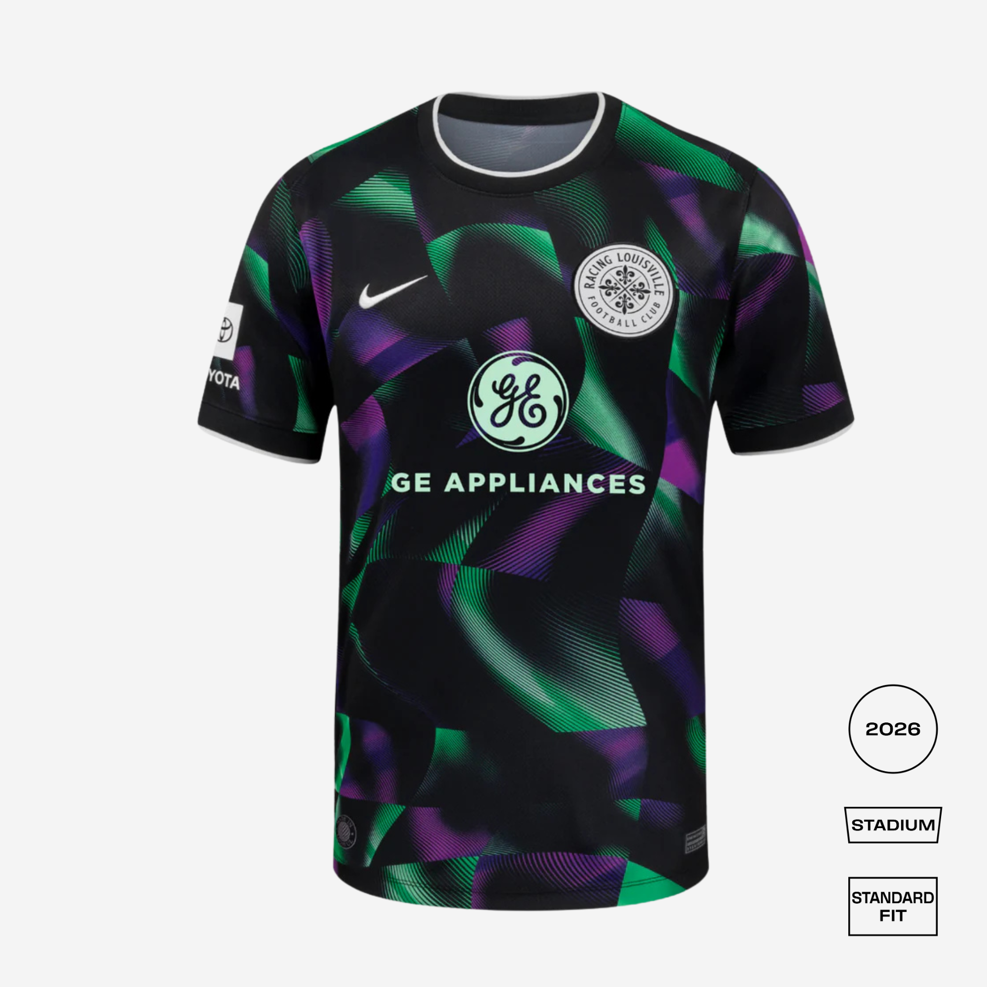 Racing Louisville 2026 Third Straight Fit Stadium Shirt