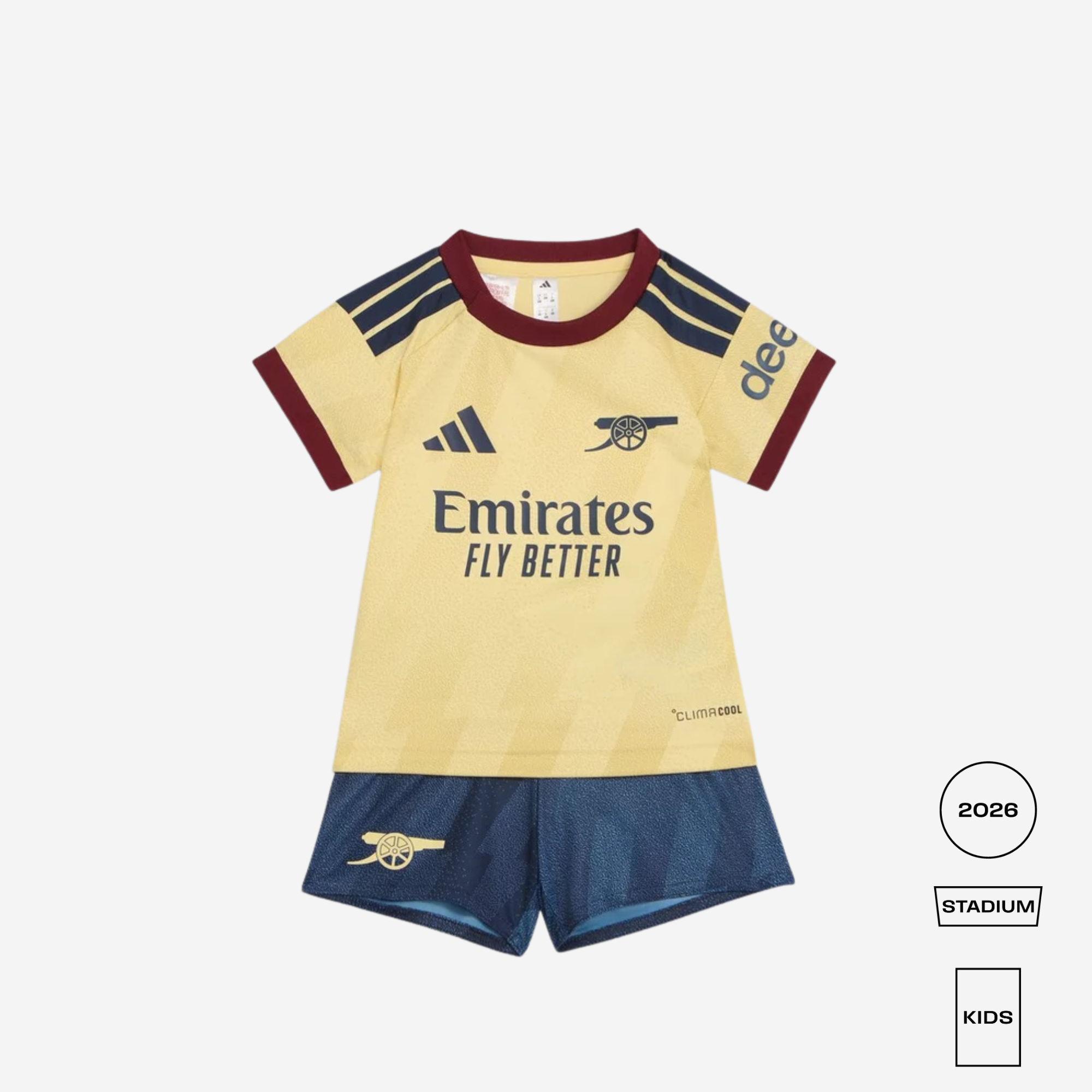 KIDS Arsenal 2026/27 Third Baby Kit - adidas
