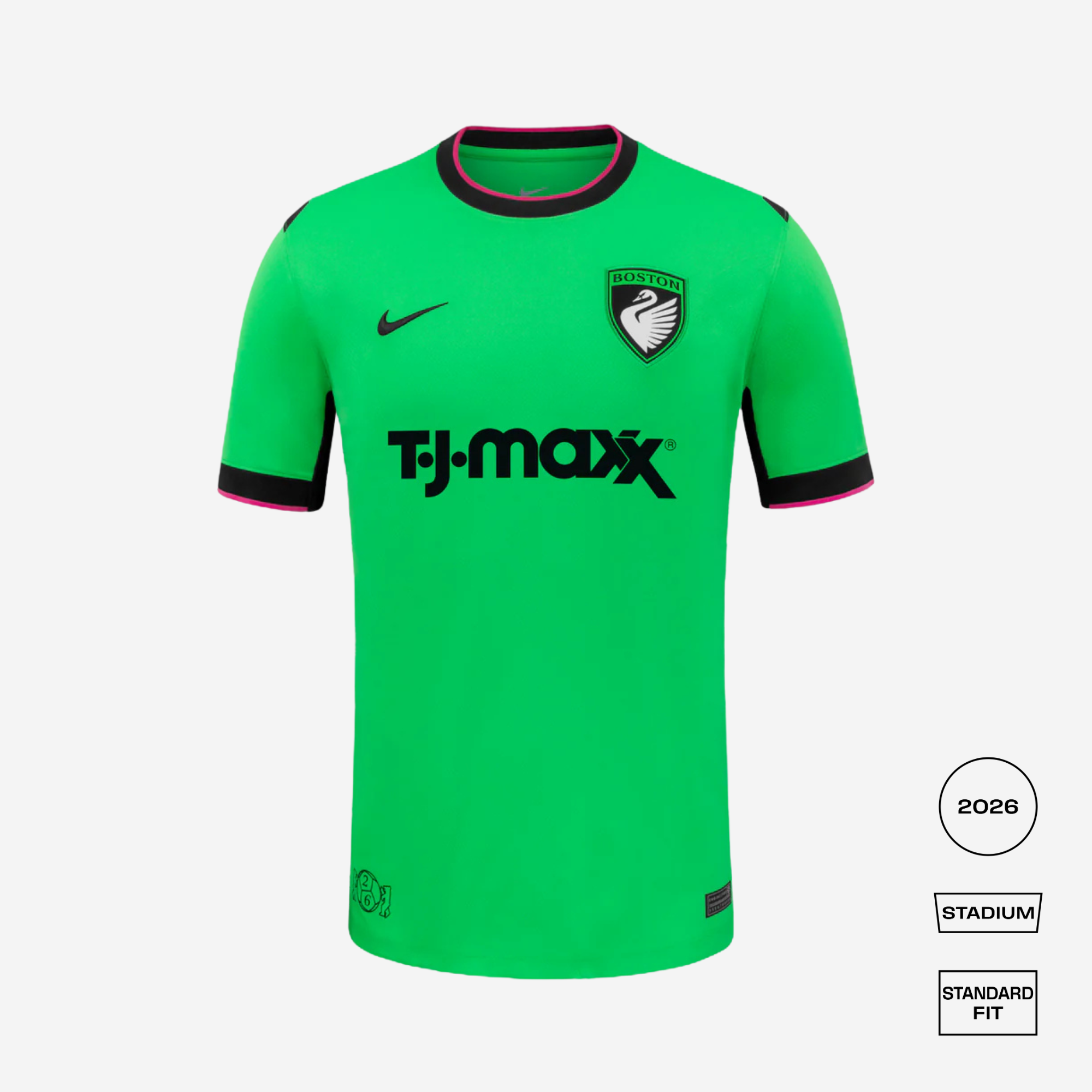 Boston Legacy 2026 Home Straight Fit Stadium Shirt