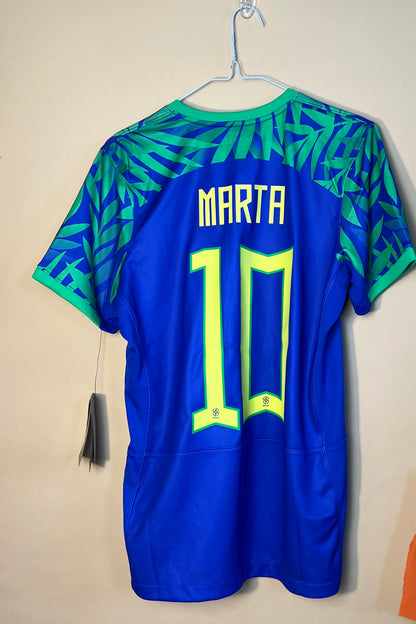 Brazil Away 2023 Womens Large Shirt - Marta 10