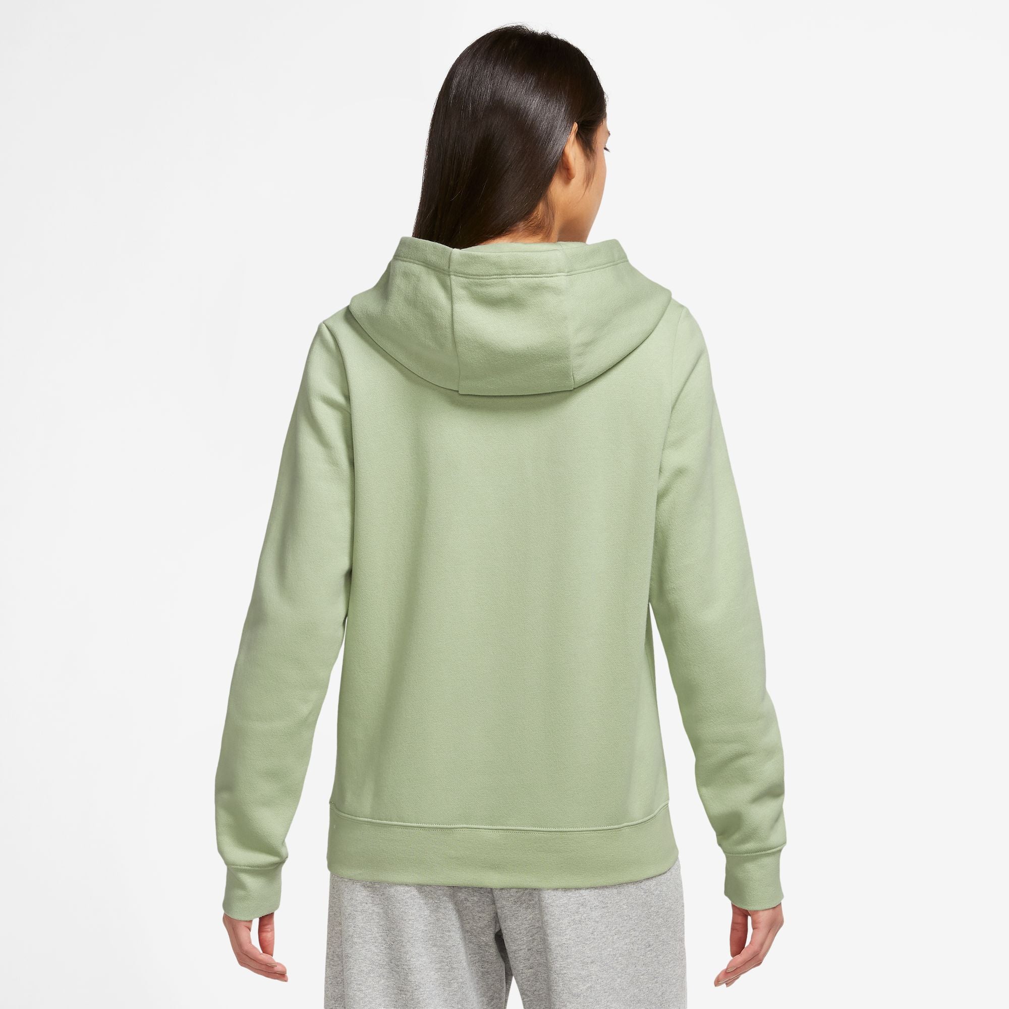 Nike Green Sportswear Logo Pullover Hoodie