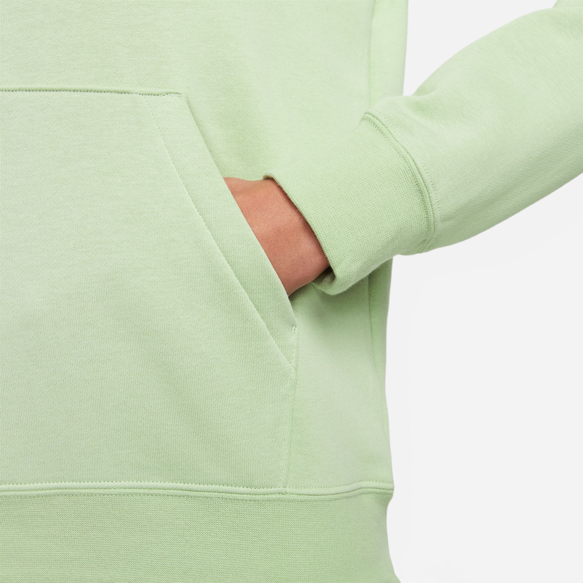 Nike Green Sportswear Logo Pullover Hoodie