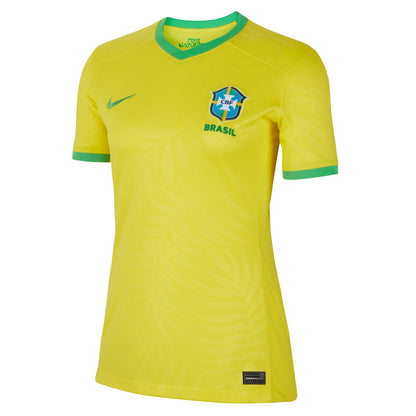 Camiseta Nike Stadium de corte curvo de local de Brasil 2023