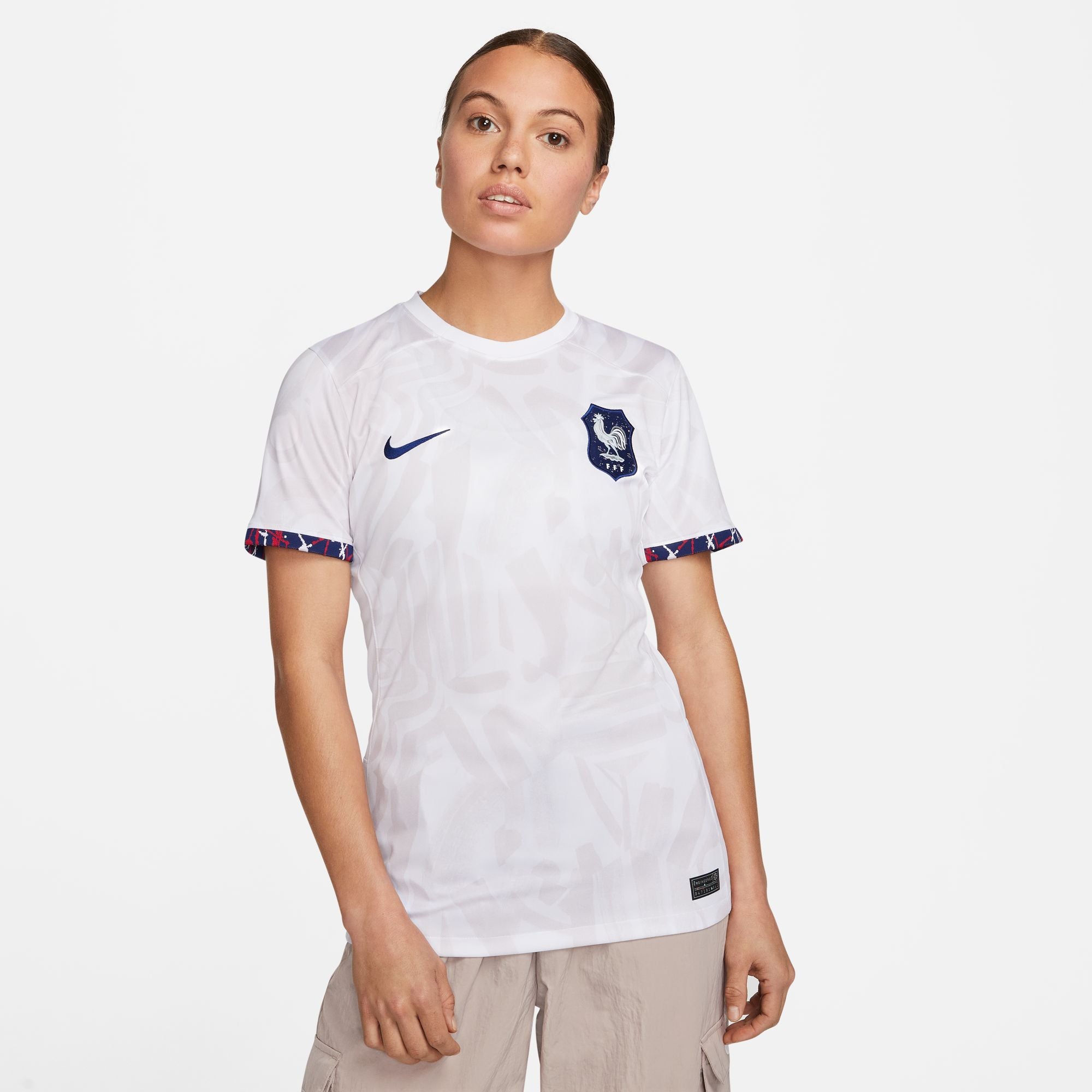 France Away Nike Stadium Curved Fit Jersey 2023