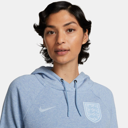 Sudadera con capucha de fútbol de forro polar para mujer de Inglaterra