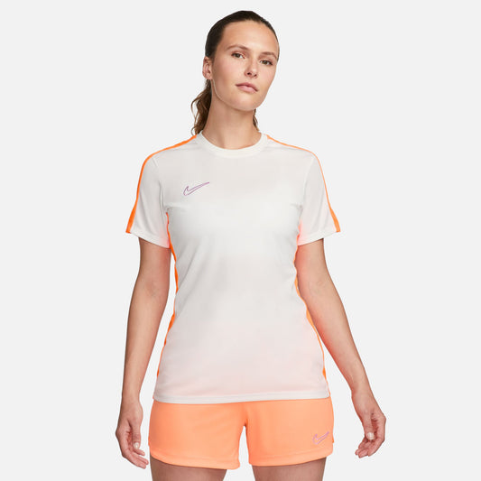 Camiseta de entrenamiento Nike Dri-FIT Academy Mujer - Blanco y Naranja