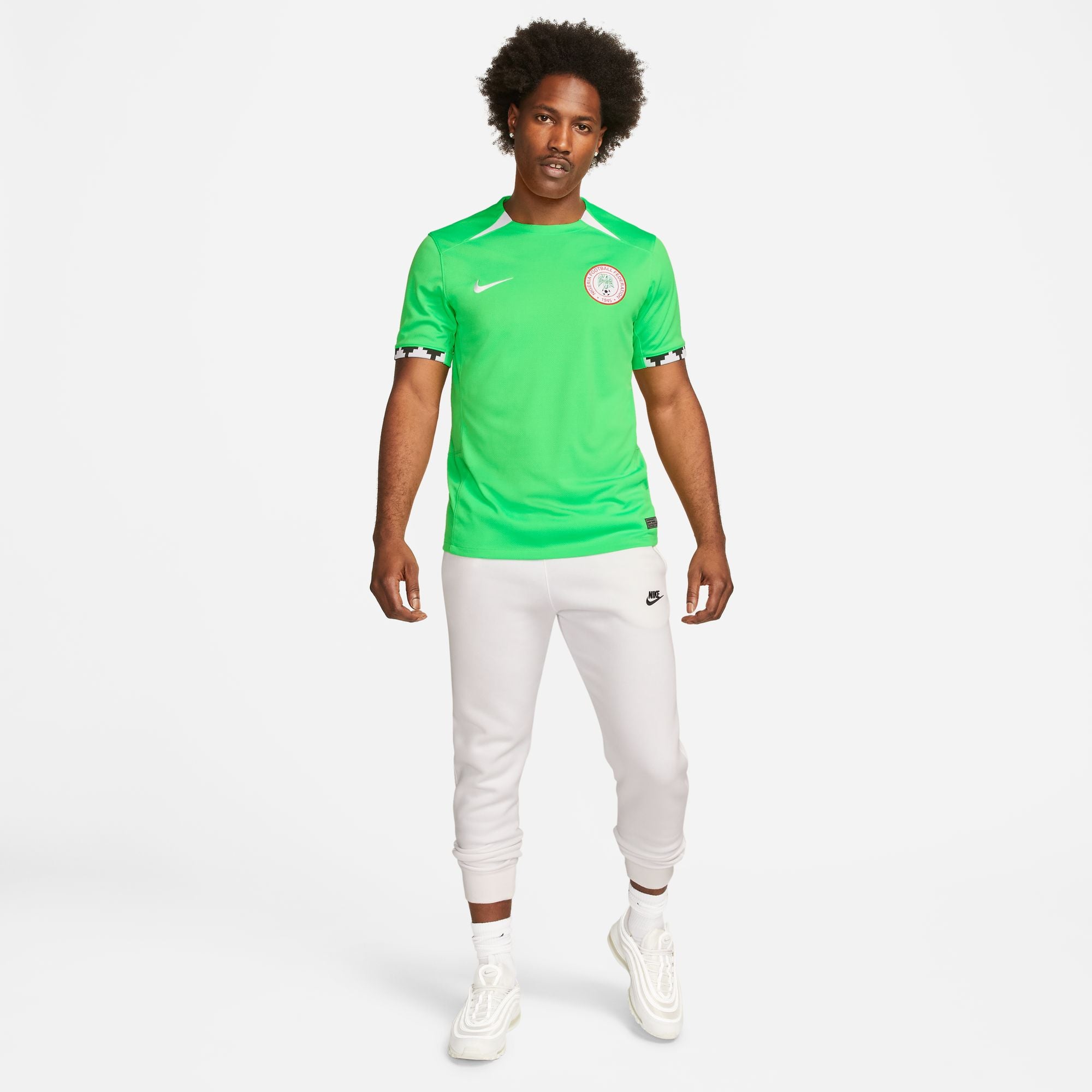 Nigeria Home Nike Stadium Straight Fit Jersey 2023