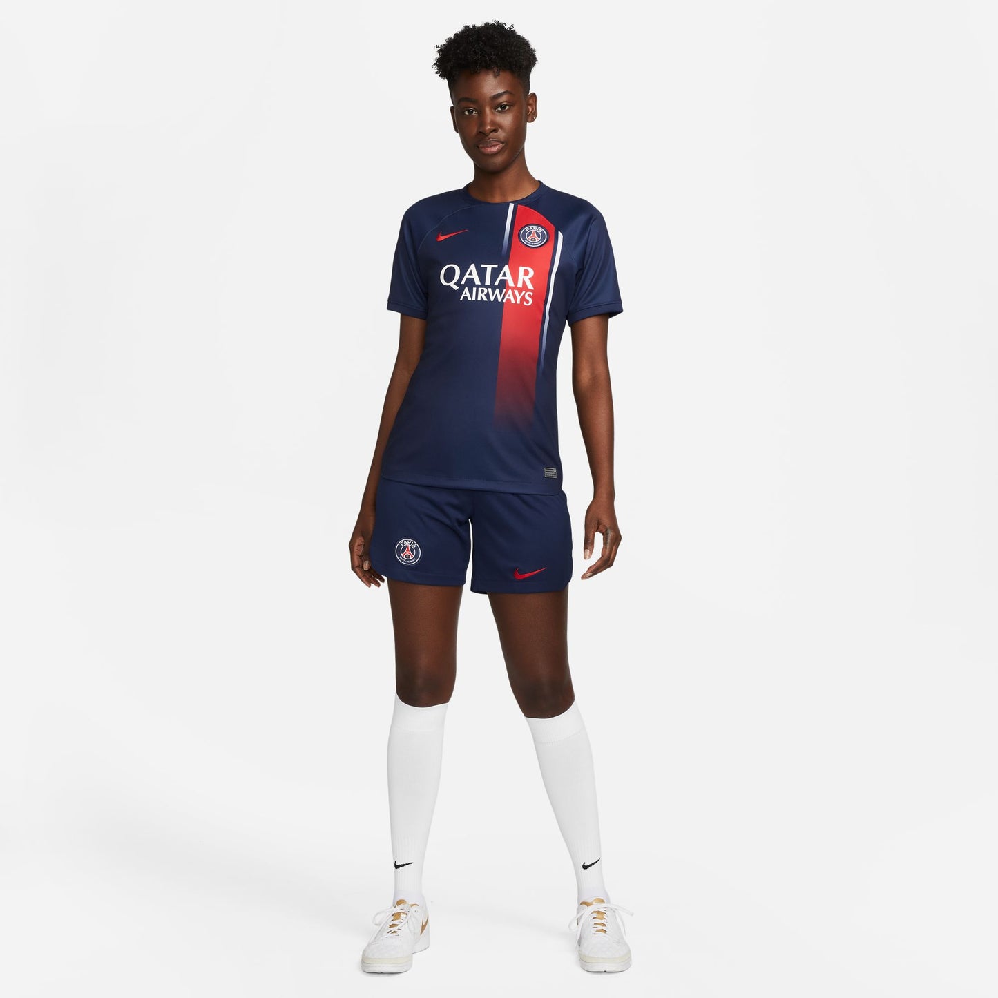 Paris Saint-Germain 2023/24 Nike Stadium-shirt met gebogen pasvorm