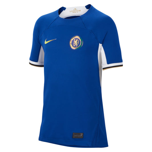 Chelsea FC 2023/24 Stadium Home Nike Dri-FIT voetbalshirt voor grote kinderen 