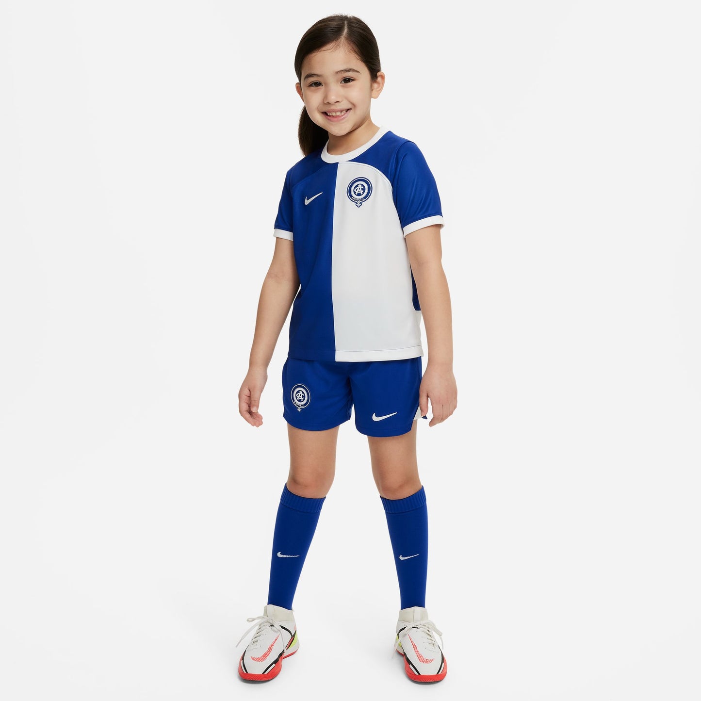 Atlético Madrid 2023/24 Uit Nike Dri-FIT 3-delig tenue voor kleine kinderen