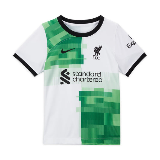 Liverpool 23/24 uit Nike Dri-FIT 3-delig tenue voor kleine kinderen