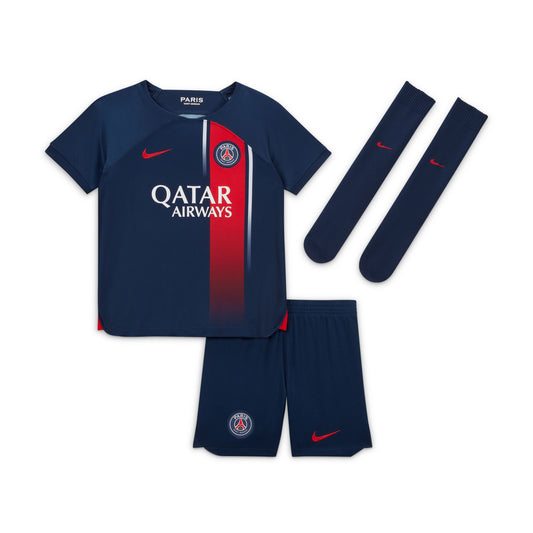 Paris Saint-Germain 23/24 thuis Nike Dri-FIT 3-delig tenue voor kleine kinderen