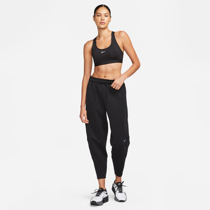 Sujetador deportivo negro sin relleno Nike Swoosh Light Support - Mujer