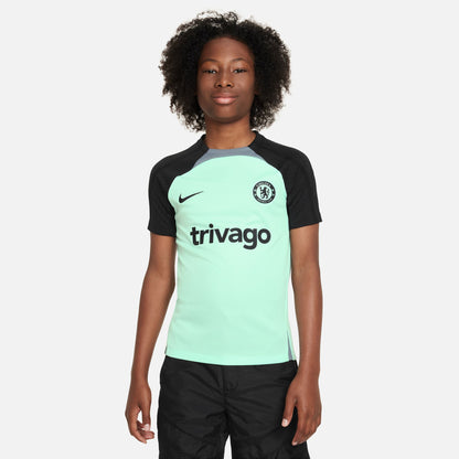 Camiseta de entrenamiento de fútbol Nike Dri-FIT para niño/a de la tercera equipación del Chelsea 23/24