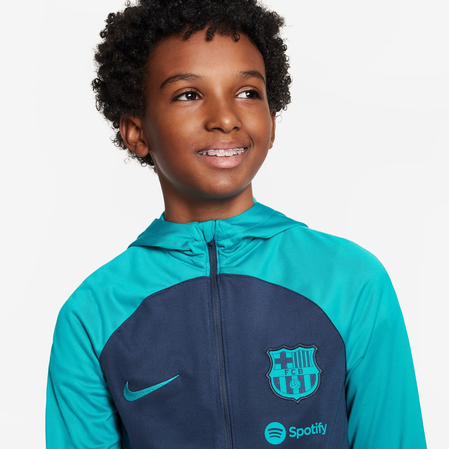 Chándal de fútbol Nike Dri-FIT para niño, tercera equipación del Barcelona 23/24, talla grande