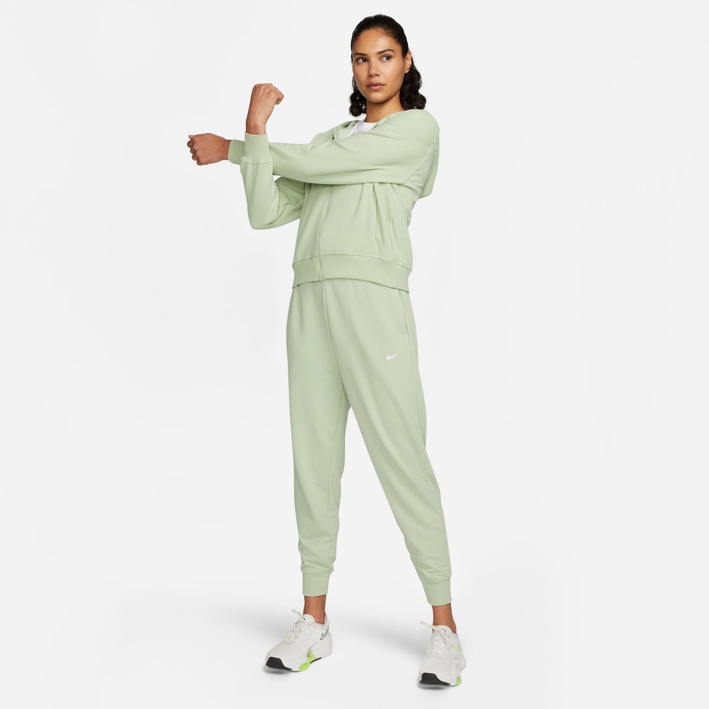 Joggers de rizo francés 7/8 de talle alto Nike Dri-FIT para mujer