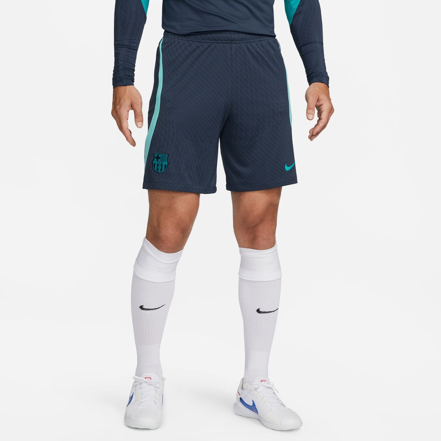 FC Barcelona Strike Third Straight Fit Nike Dri-FIT Knit Soccer Shorts