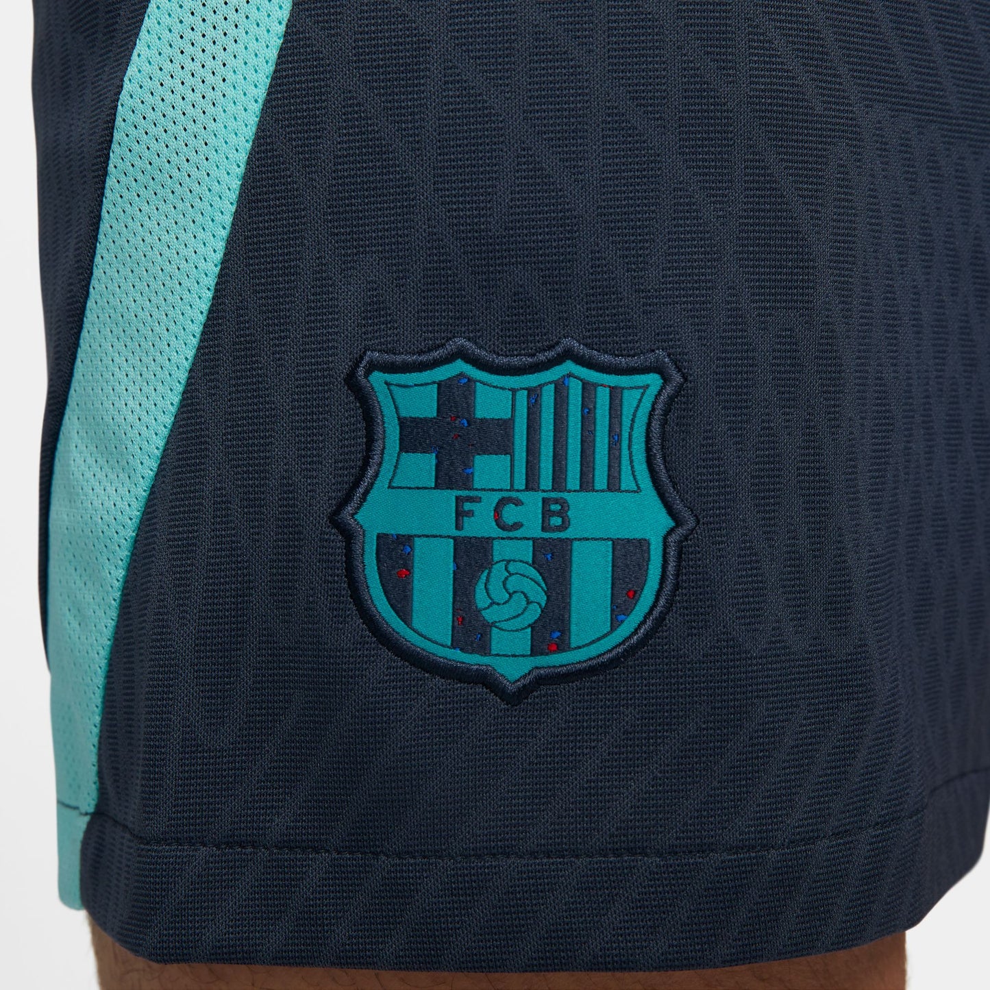 Barcelona Derde 23/24 Nike Dri-FIT voetbalshort met rechte pasvorm