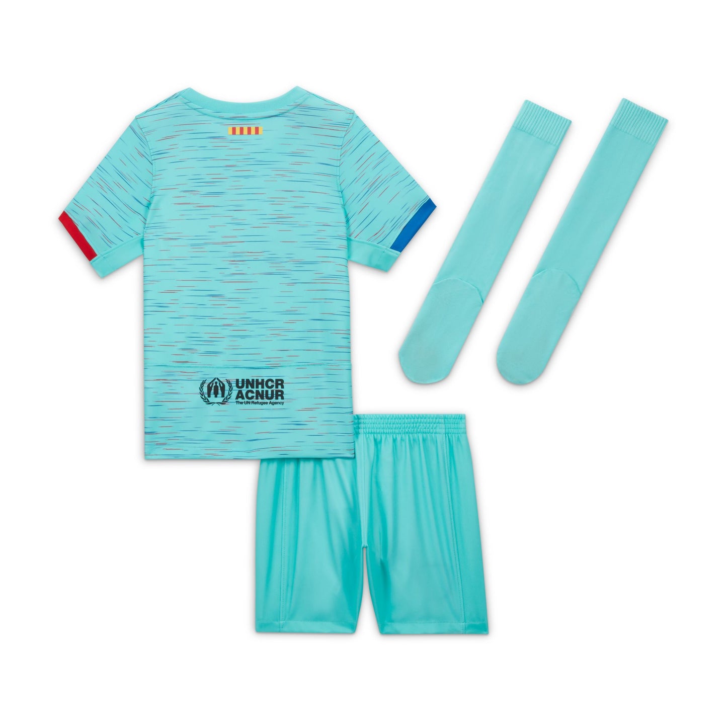 F.C. Barcelona 2023/24 Third Little Kids' Nike Fri-FIT 3-Piece Kit