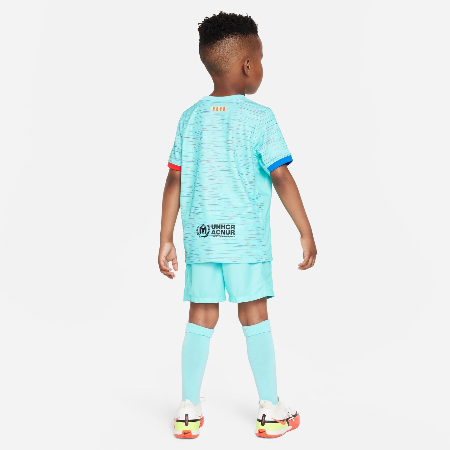 Tercera equipación Nike Fri-FIT de 3 piezas para niños pequeños del FC Barcelona 2023/24