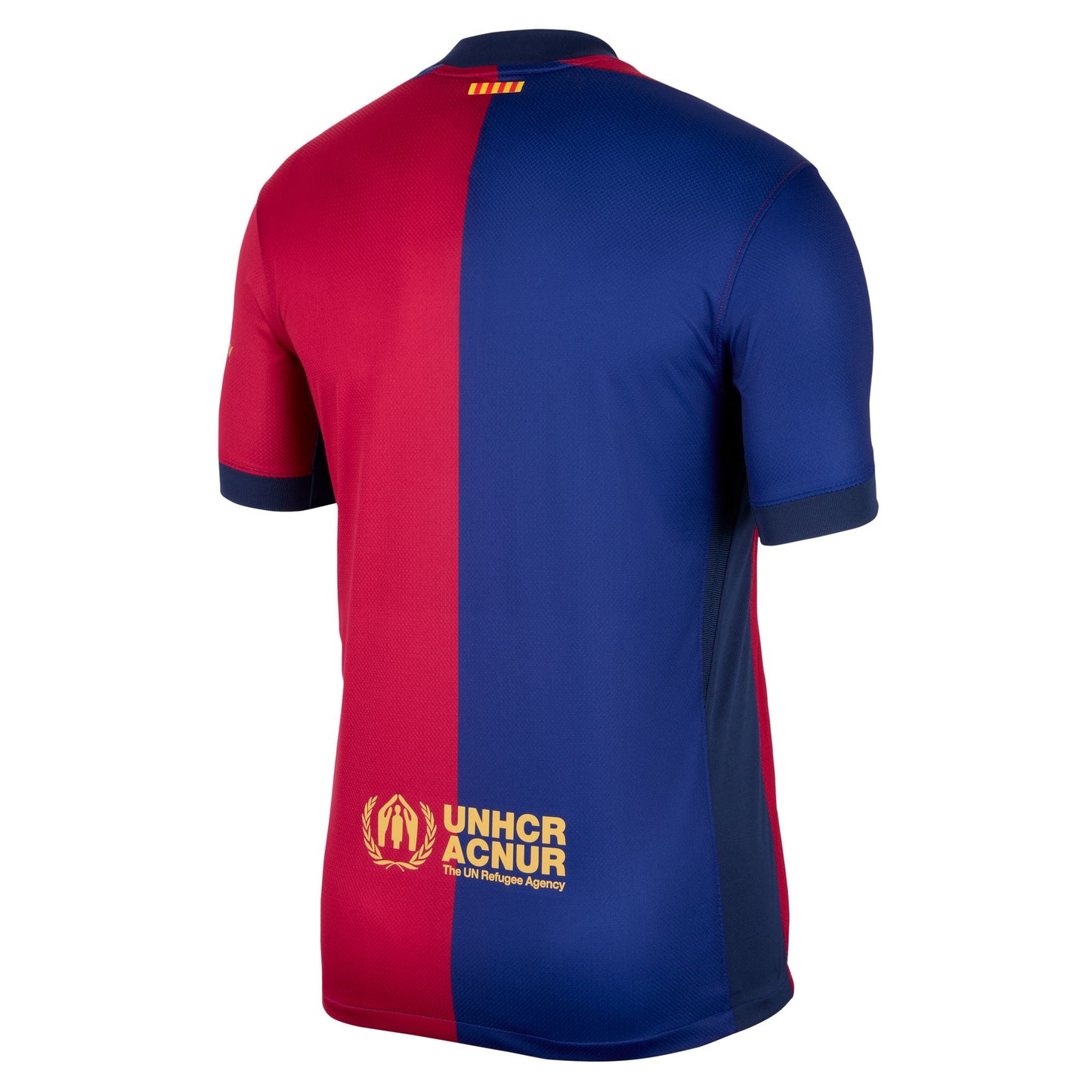 Barcelona 23/24 thuisshirt met gebogen pasvorm Nike stadionshirt