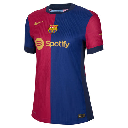 Barcelona 23/24 thuisshirt met gebogen pasvorm Nike stadionshirt