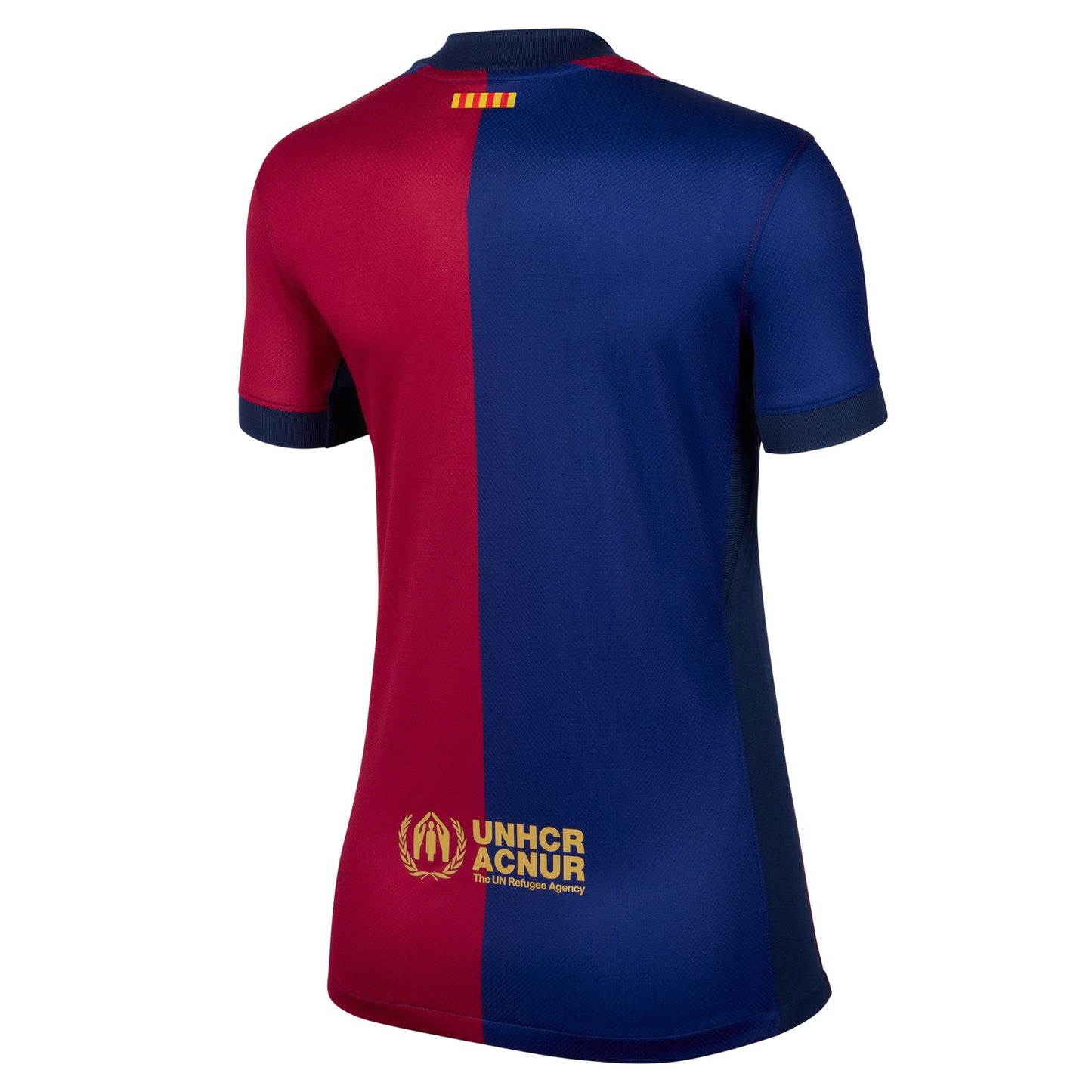 Barcelona 23/24 thuisshirt met gebogen pasvorm Nike stadionshirt