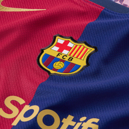 Barcelona 23/24 thuisshirt met gebogen pasvorm Nike stadionshirt