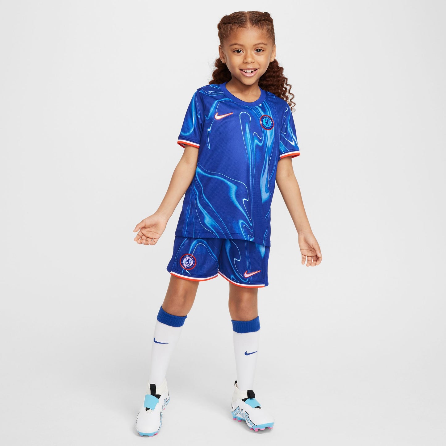 Chelsea Home 24/25 Younger Kids' Nike Dri-FIT 3-Piece Kit