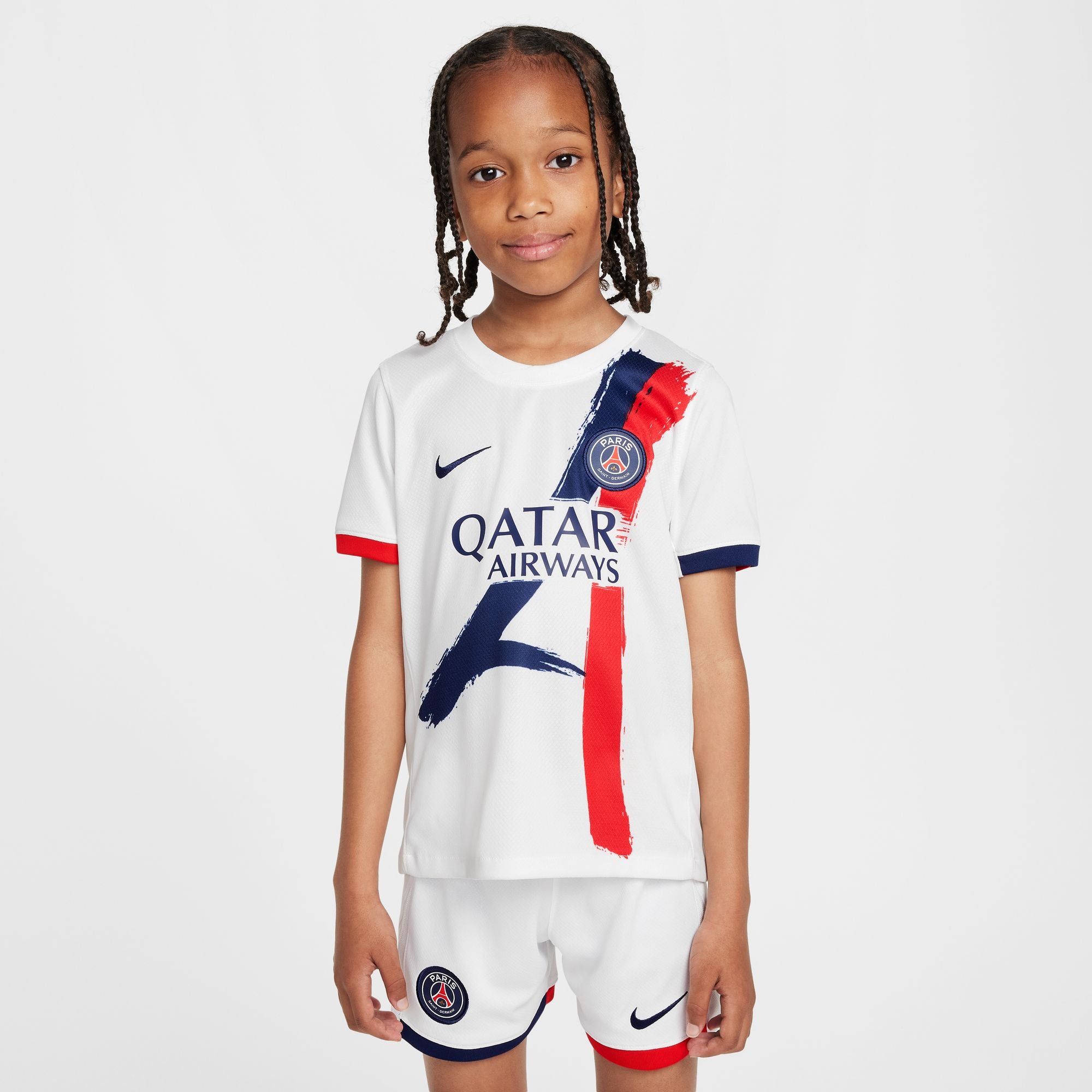 Paris Saint-Germain 2024/25 Stadium Away Little Kids' Nike Soccer Replica 3-Piece Kit