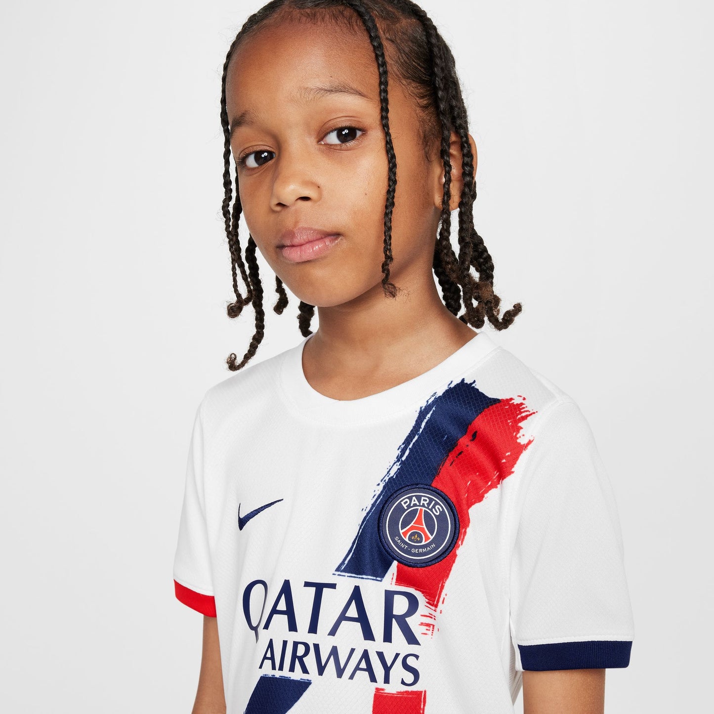 Paris Saint-Germain 2024/25 Stadium Away Little Kids' Nike Soccer Replica 3-Piece Kit