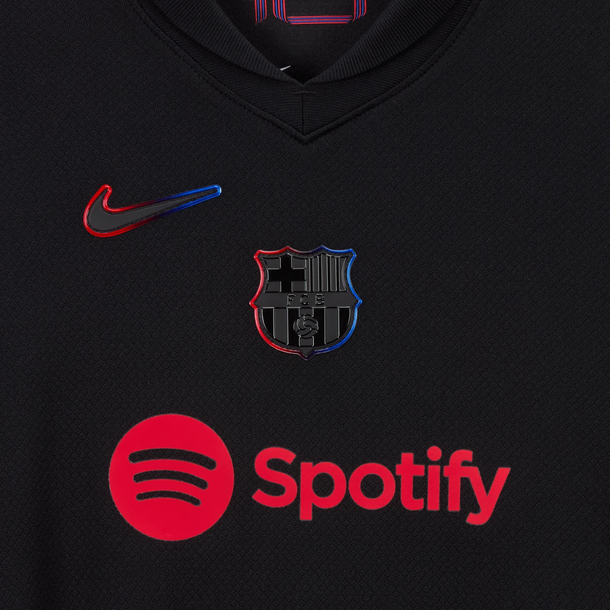 Equipación Nike Dri-FIT de 3 piezas para niños pequeños de local del Barcelona 23/24