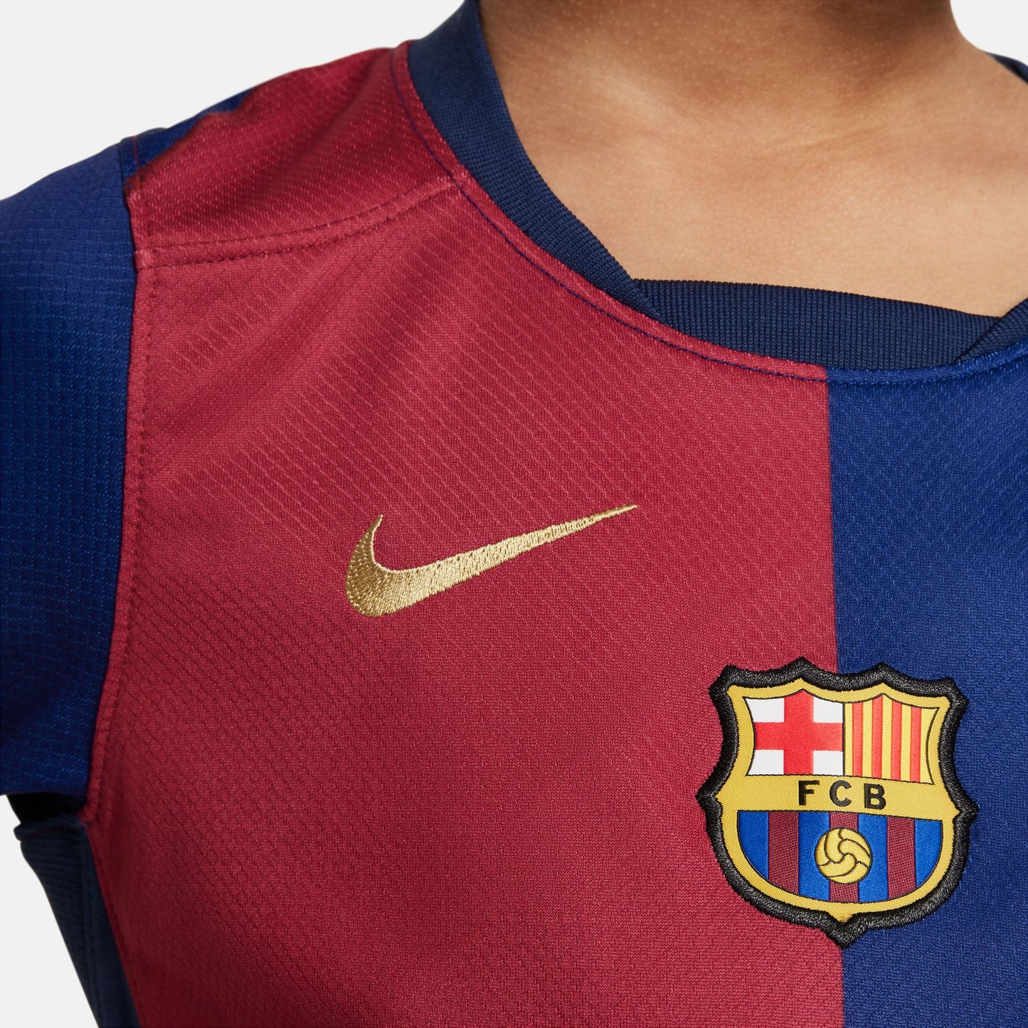 Barcelona Home 23/24 Nike Dri-FIT 3-delig tenue voor kleine kinderen