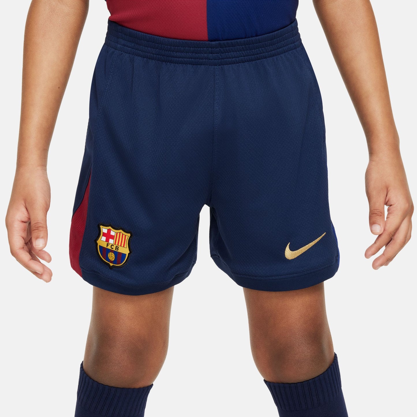 Equipación Nike Dri-FIT de 3 piezas para niños pequeños de local del Barcelona 23/24