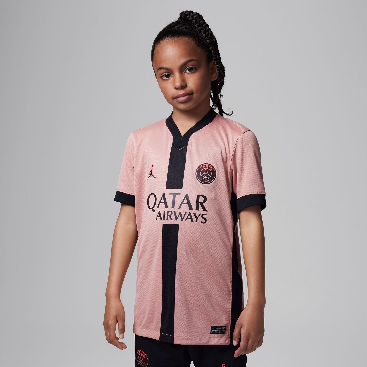 Paris Saint-Germain 2024/25 Stadium Third Big Kids' Jordan Dri-FIT Soccer Replica Jersey