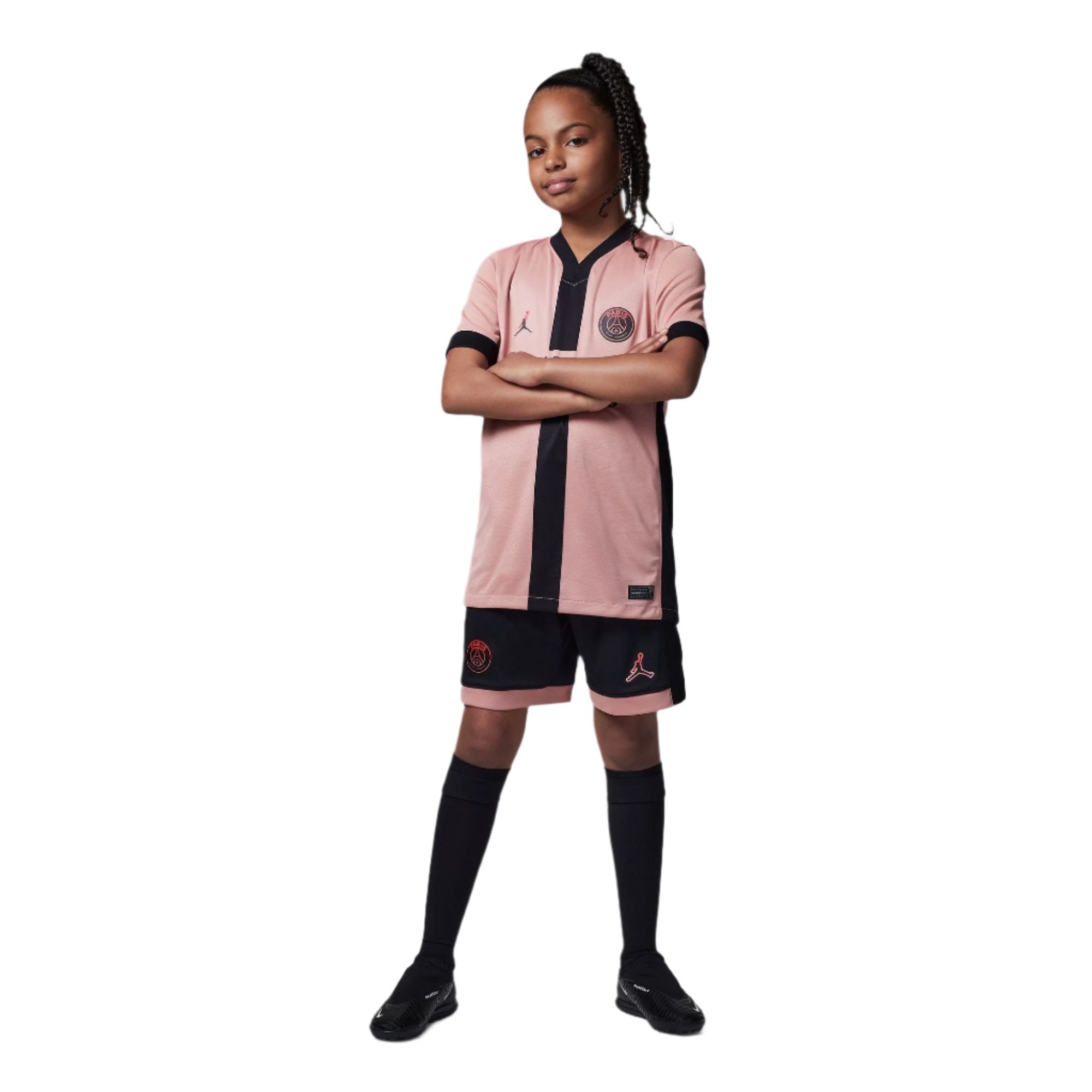 Paris Saint-Germain 2024/25 Stadium Third Big Kids' Jordan Shorts