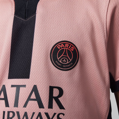 Paris Saint-Germain 2024/25 Stadium Third Little Kids' Jordan Soccer Replica Three-Piece Kit