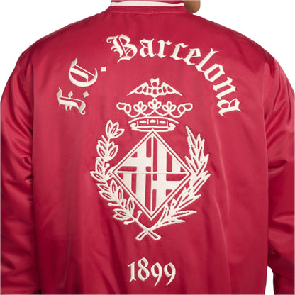 FC Barcelona Dugout Home Satin Jacket