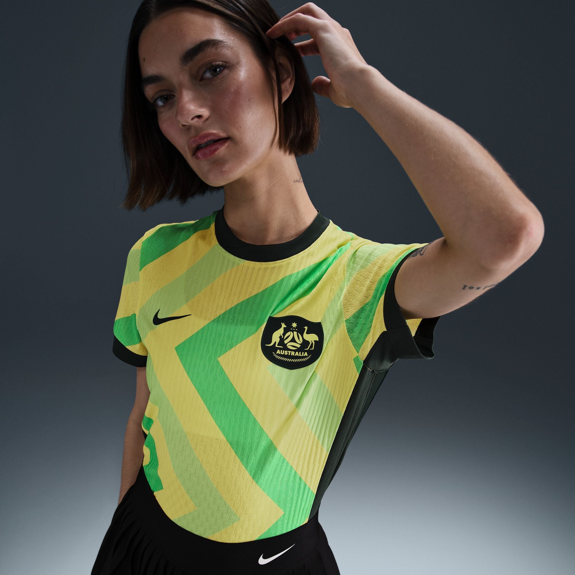 Australia 2025/26 Curved Fit Match Home Shirt