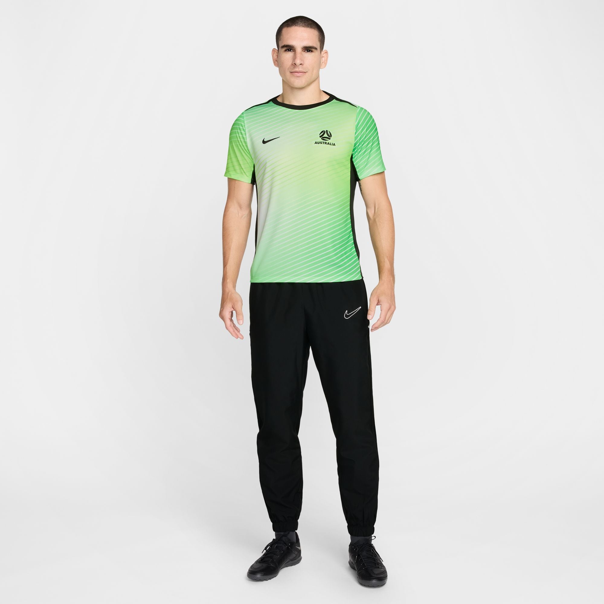 Australia Pre-Match Short-Sleeve Straight Fit Shirt