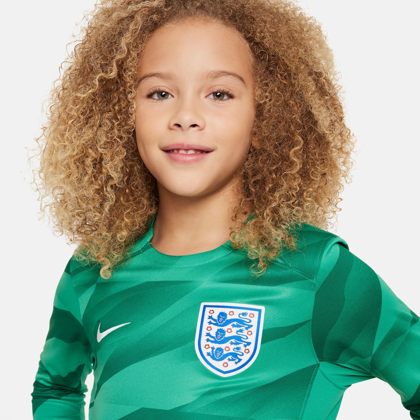 Engeland 2023/24 Stadium Keeper Big Nike Dri-FIT voetbalshirt voor kinderen